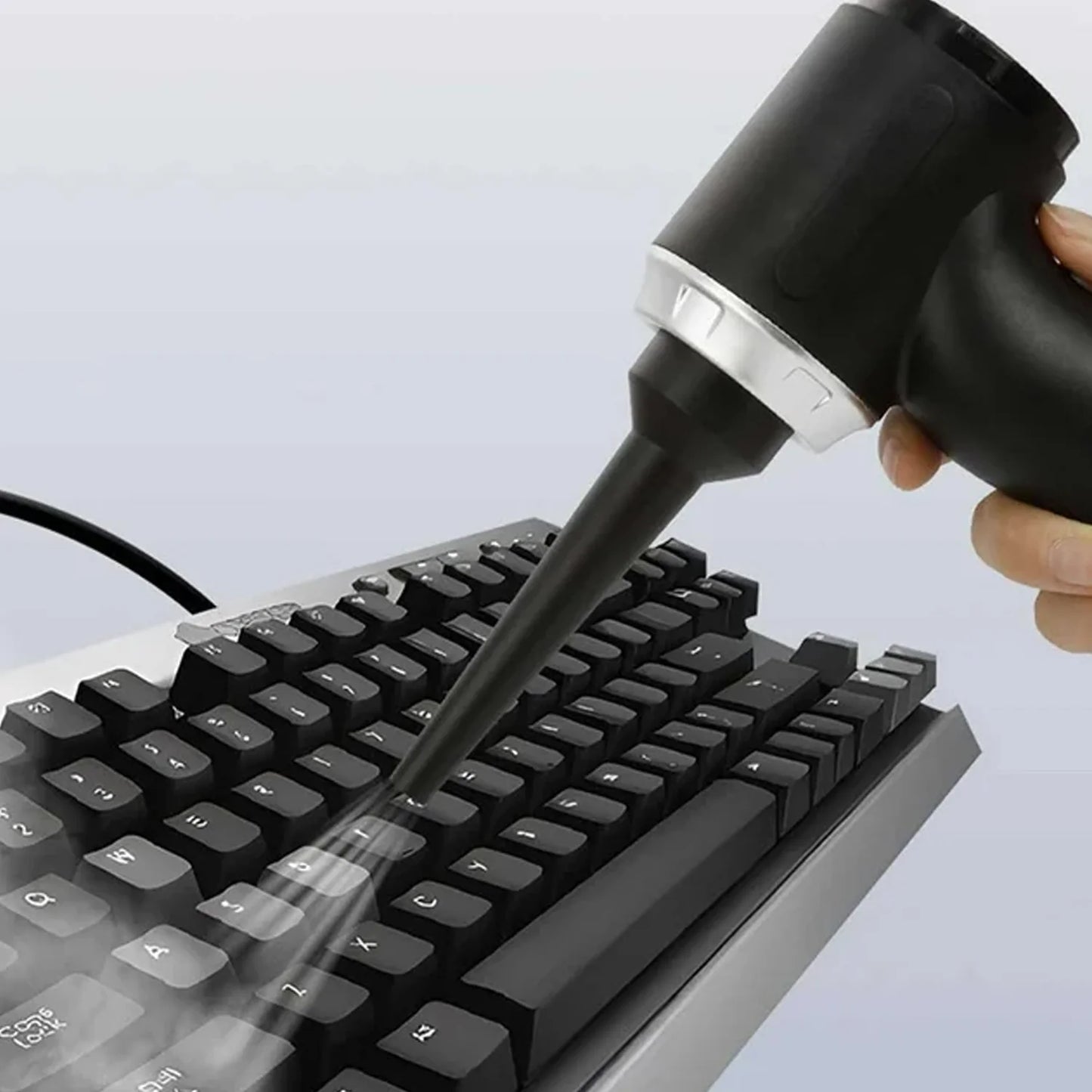 2 in 1 Wireless Vacuum Cleaner | Handheld USB Rechargeable for Home & Car (Premium Quality)