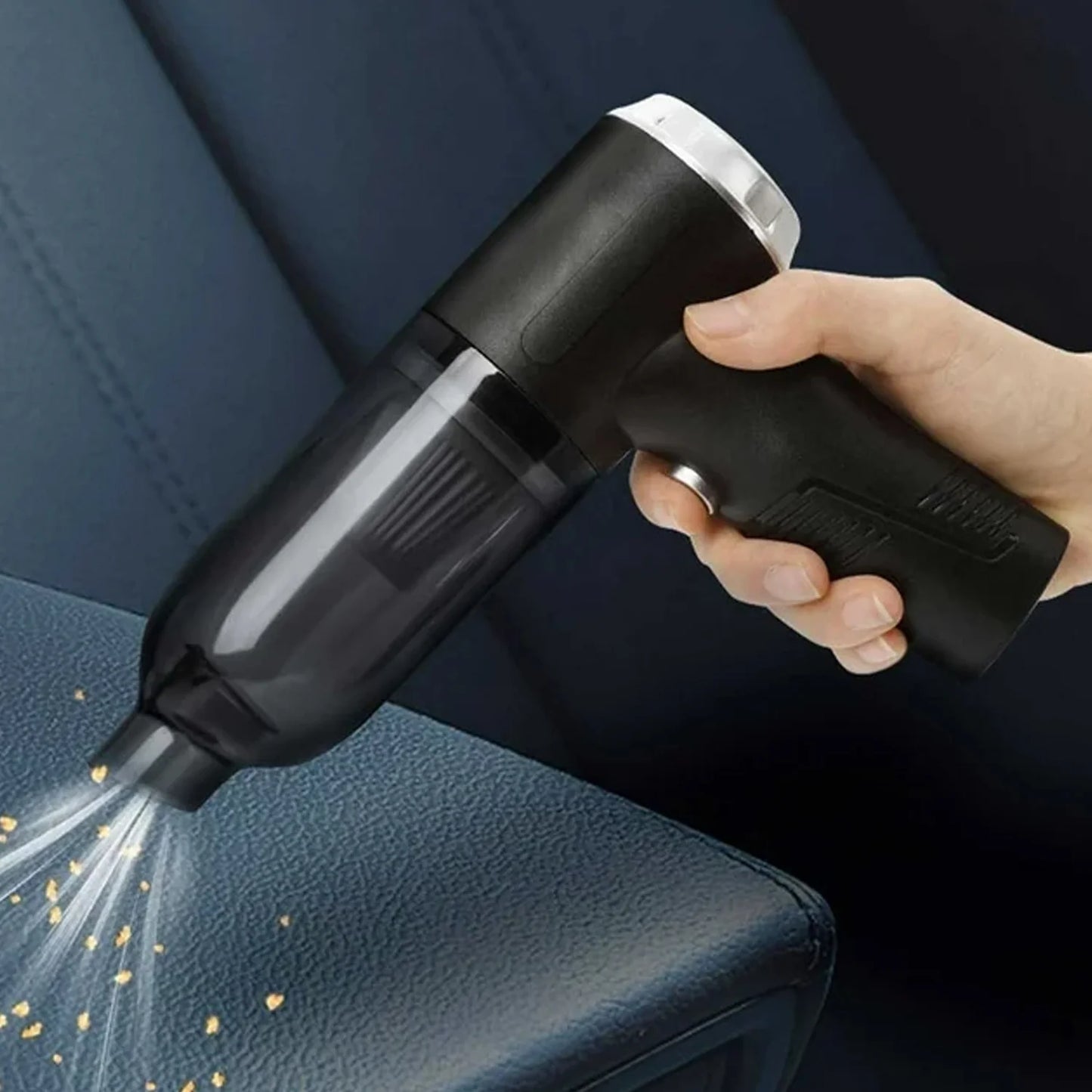 2 in 1 Wireless Vacuum Cleaner | Handheld USB Rechargeable for Home & Car (Premium Quality)