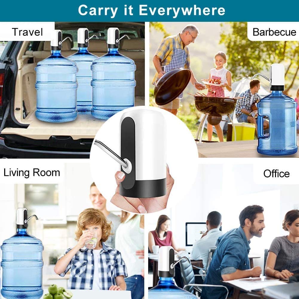 Automatic Wireless Water Can Dispenser Pump for 20 Litre Bottle Can, with Low Noise & High Efficiency (Premium Quality)
