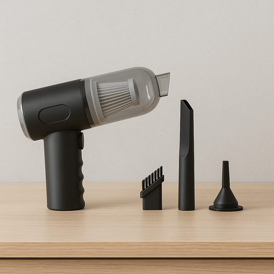 2 in 1 Wireless Vacuum Cleaner | Handheld USB Rechargeable for Home & Car (Premium Quality)